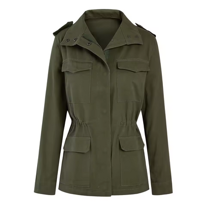 Veste Femme Élégante – Veste de Printemps Légère avec Capuche
