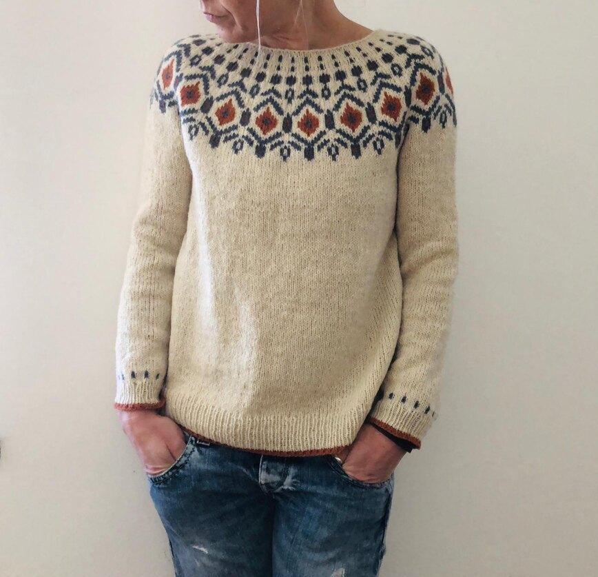 Pull Femme Hiver Laine Mélange Coloré - LuxeStyle