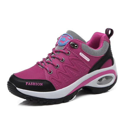 Baskets Féminines Rose Confortables à Semelle Élastique