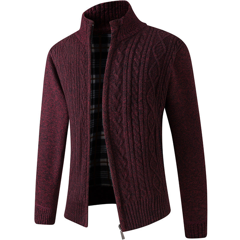 Pull Homme Velours Doux Élégant