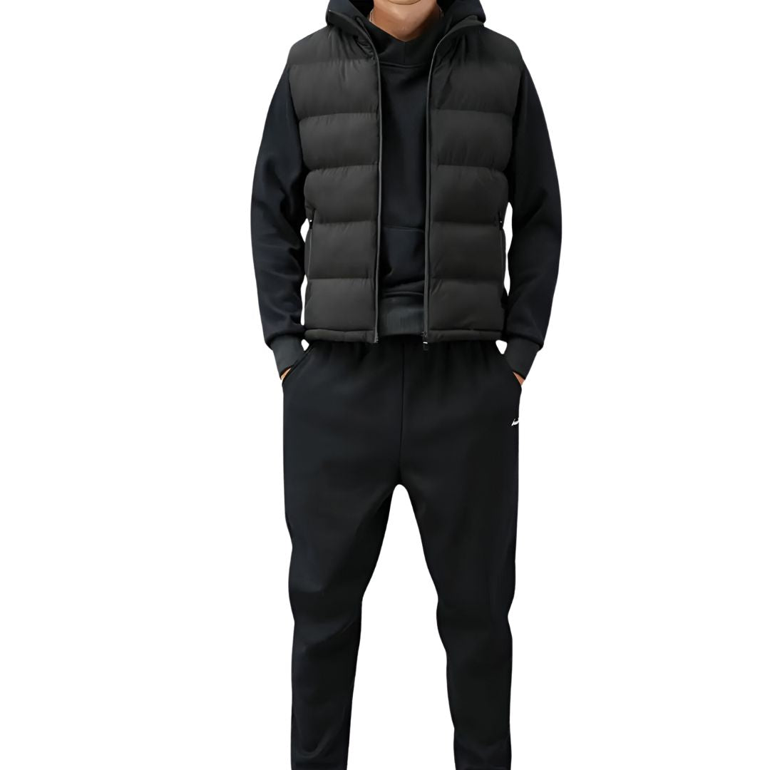 Gilet Homme Léger Imperméable - Doudoune Sans Manches Étanche et Chaude - LuxeStyle