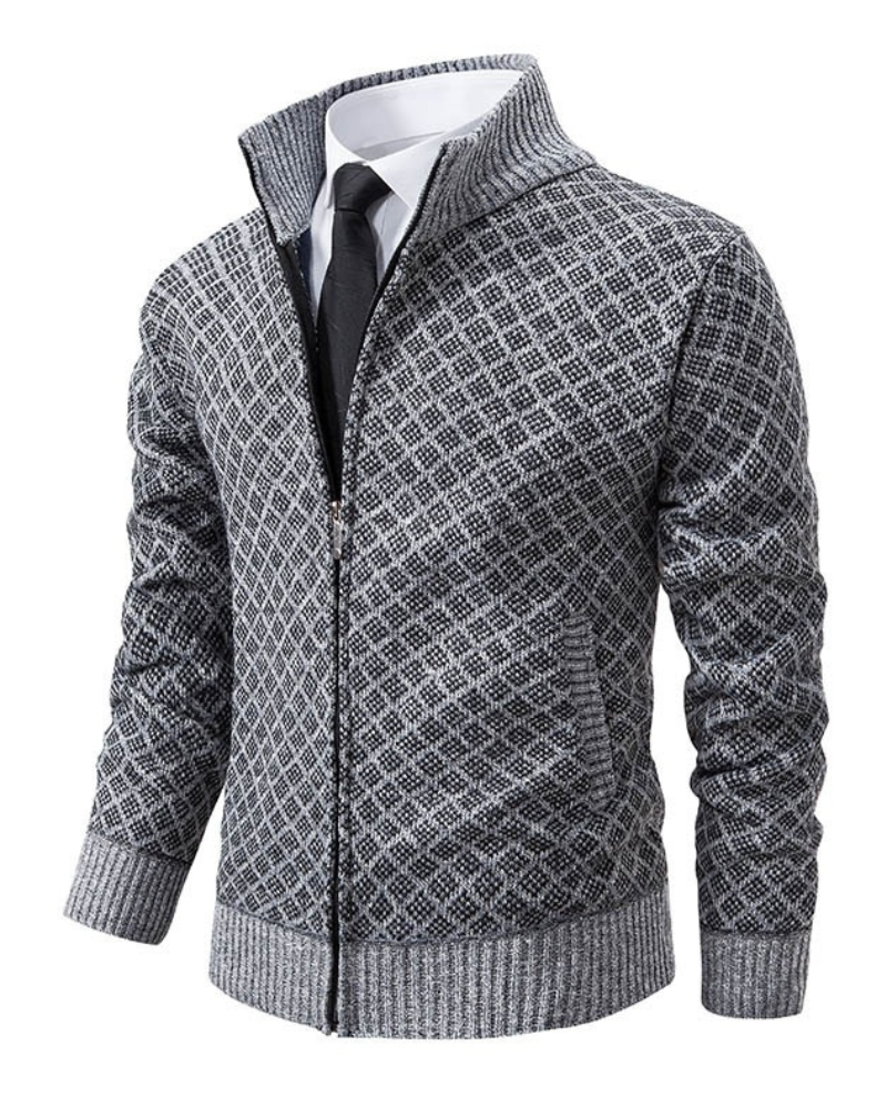 Veste zippée confortable et tendance pour hiver - LuxeStyle