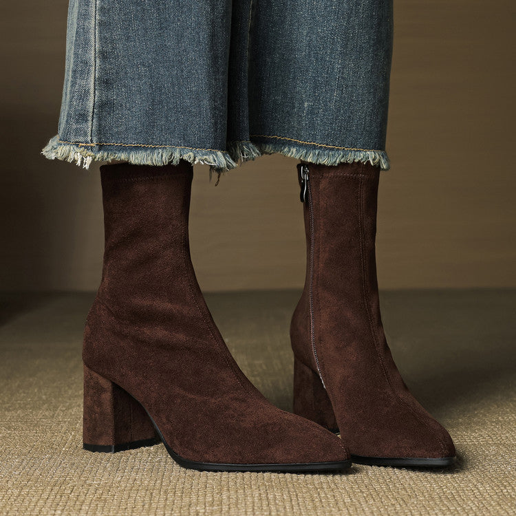 Bottes Femmes Zippées Confortables Pour Tous Les Jours - LuxeStyle