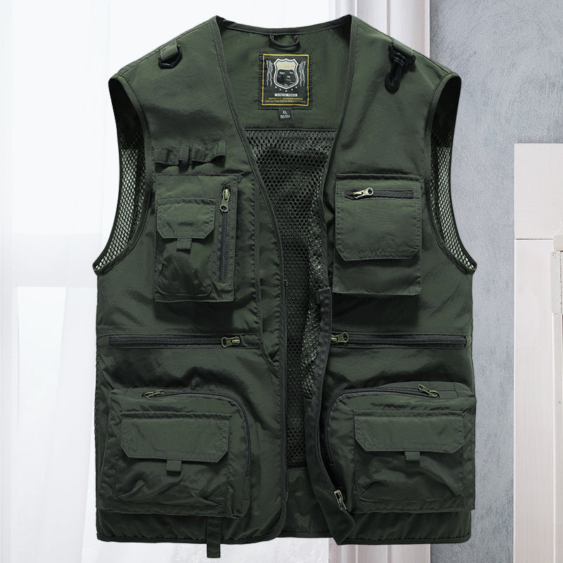 Gilet de chasse robuste pour homme | Sans manches
