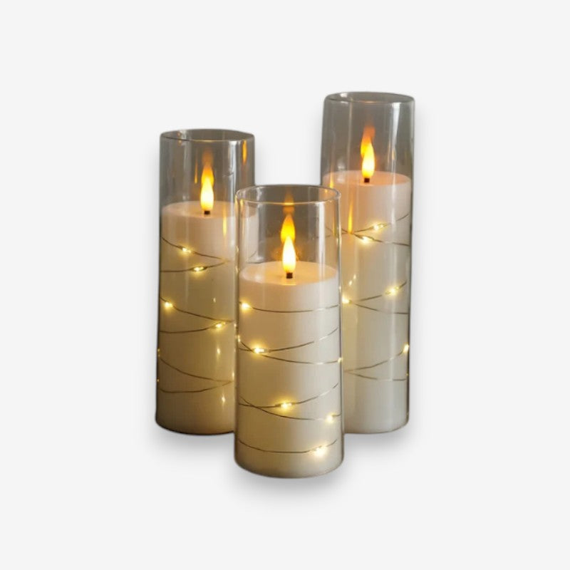 Bougies LED Ambiance avec Télécommande - LuxeStyle