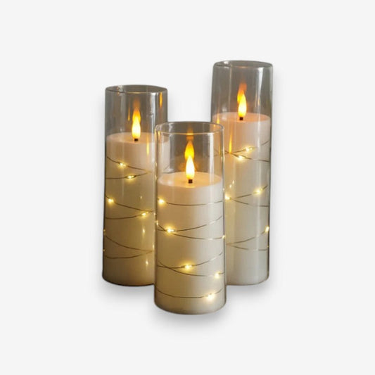 Bougies LED Ambiance avec Télécommande - LuxeStyle