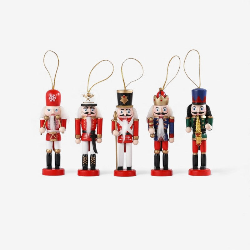 Soldats Casse-Noisettes de Noël en Bois - LuxeStyle