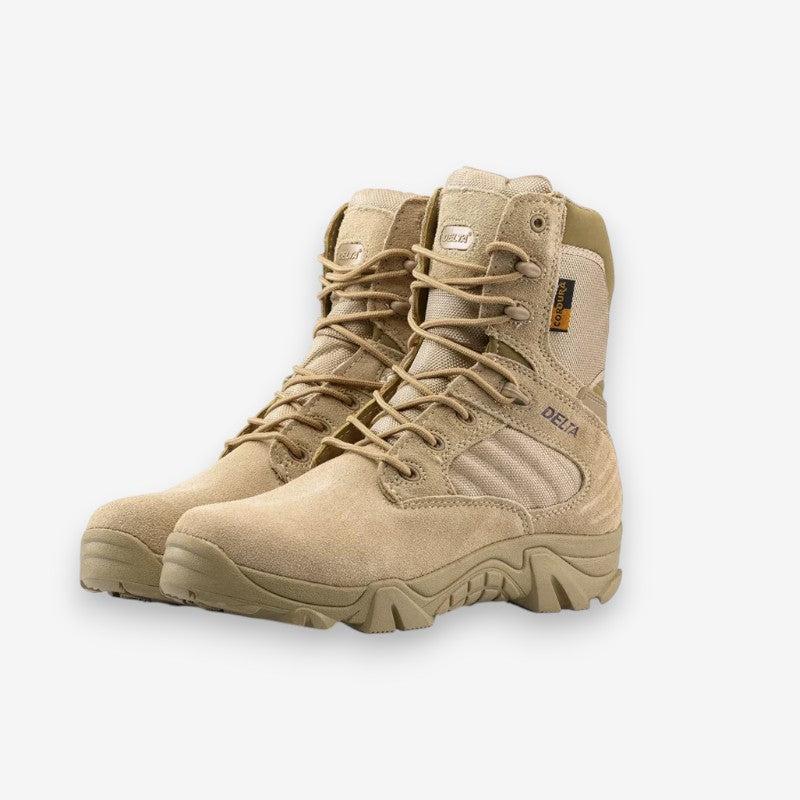 Bottines Militaires à Lacets Rapides