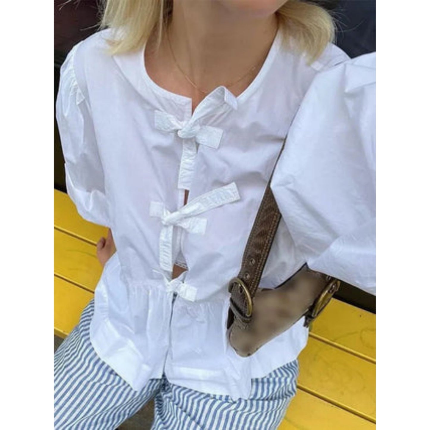 Blouse Femme à la Mode Manches Amples - luxestyle