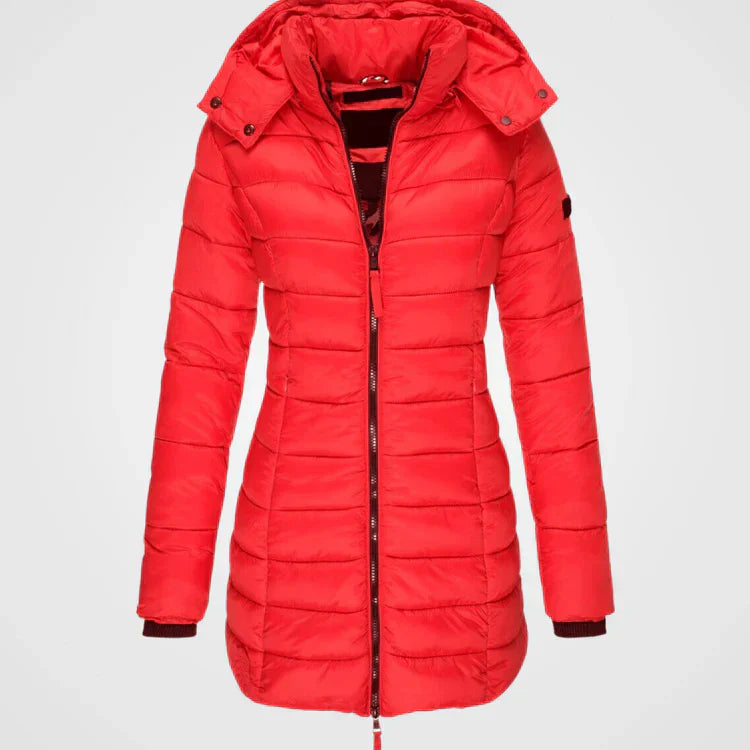 Manteau D'hiver Élégant à Capuche pour Femme