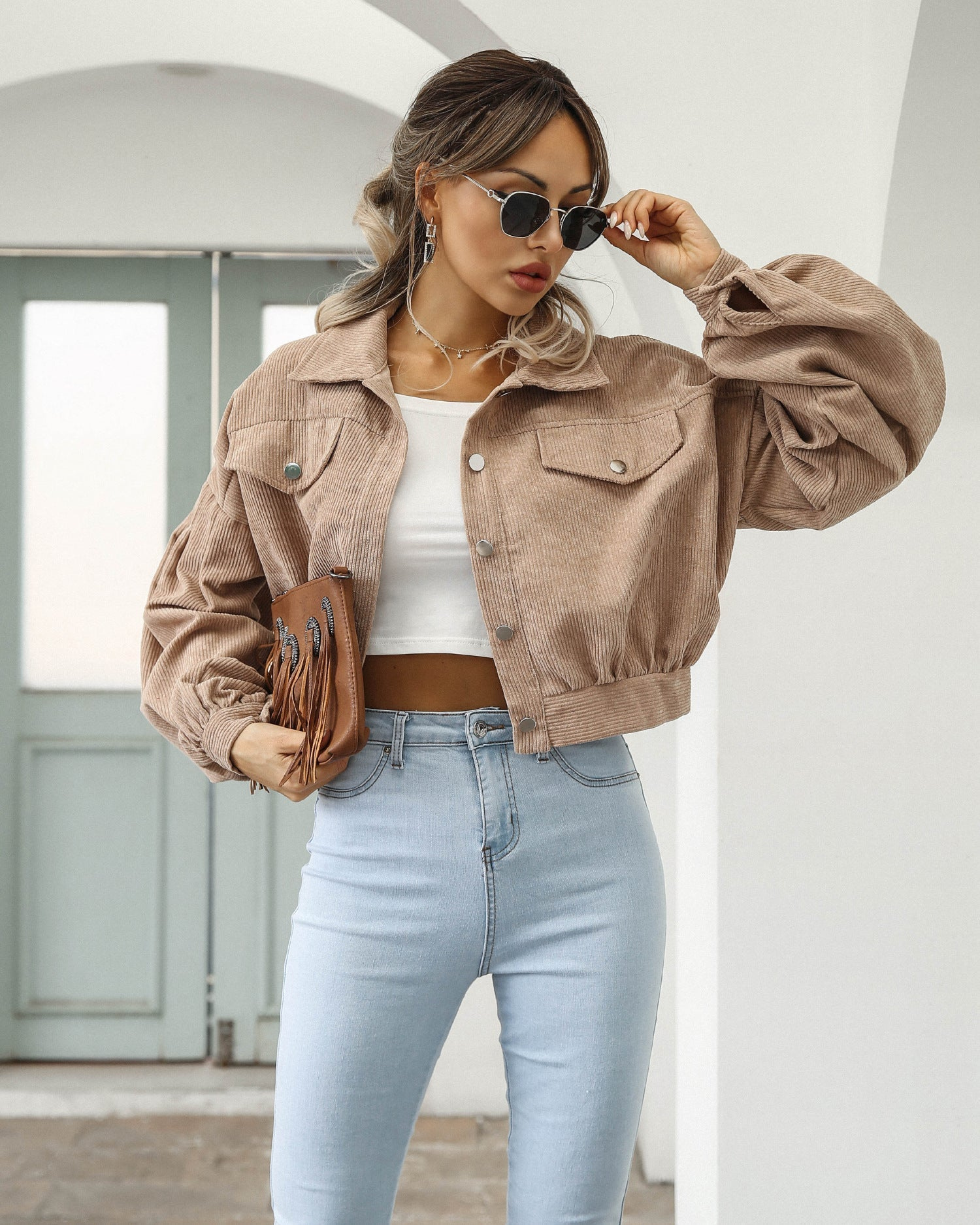 Veste Courte Femme Élégante - luxestyle