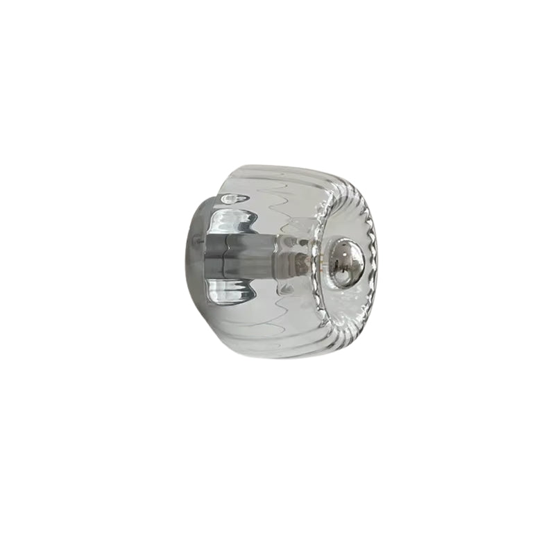 Applique Murale LED Rond Moderne Verre et Métal - LuxeStyle