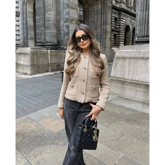 Doudoune Femmes Hiver Manches Longues Élégante - luxestyle