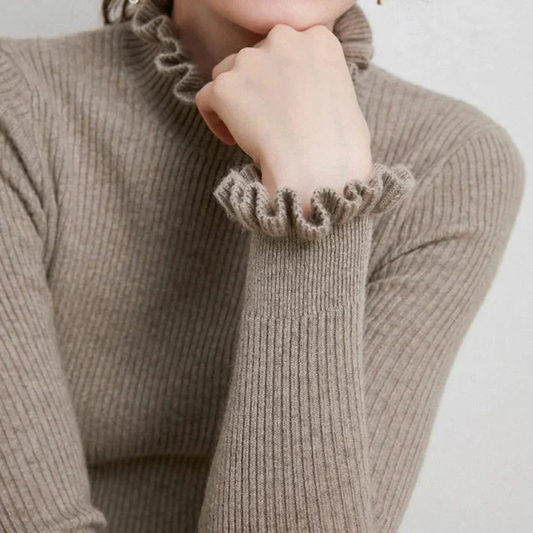Pull Femme Hiver Douillet à Col Roulé - luxestyle