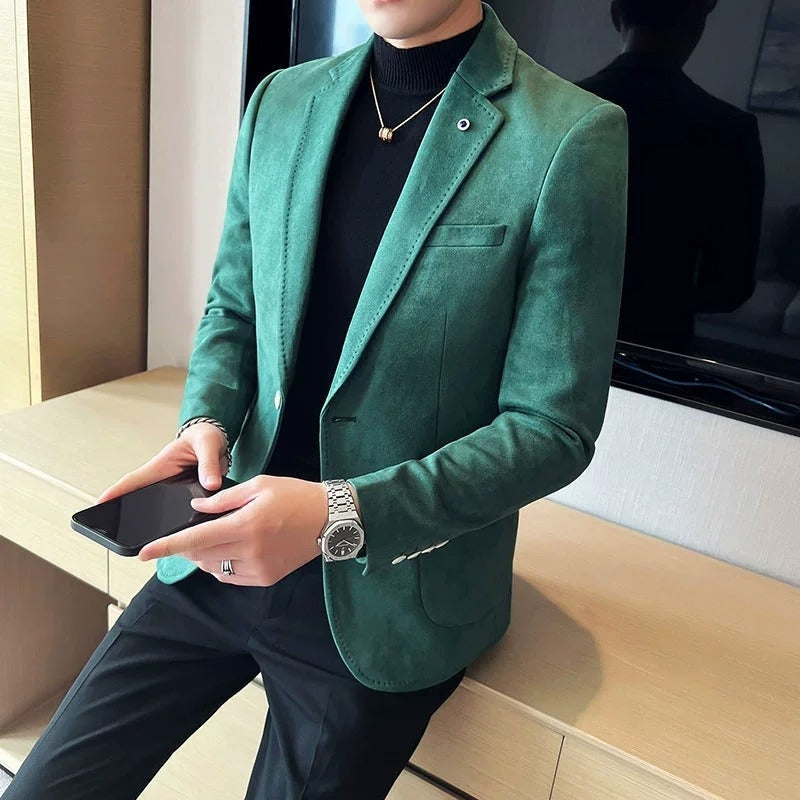Blazer Homme Chic à Manches Longues