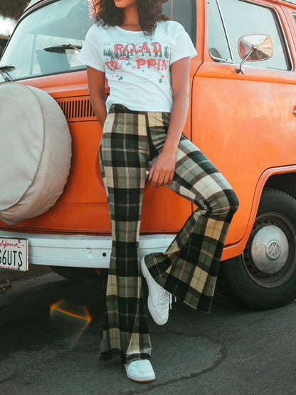 Pantalons femmes amples vintage