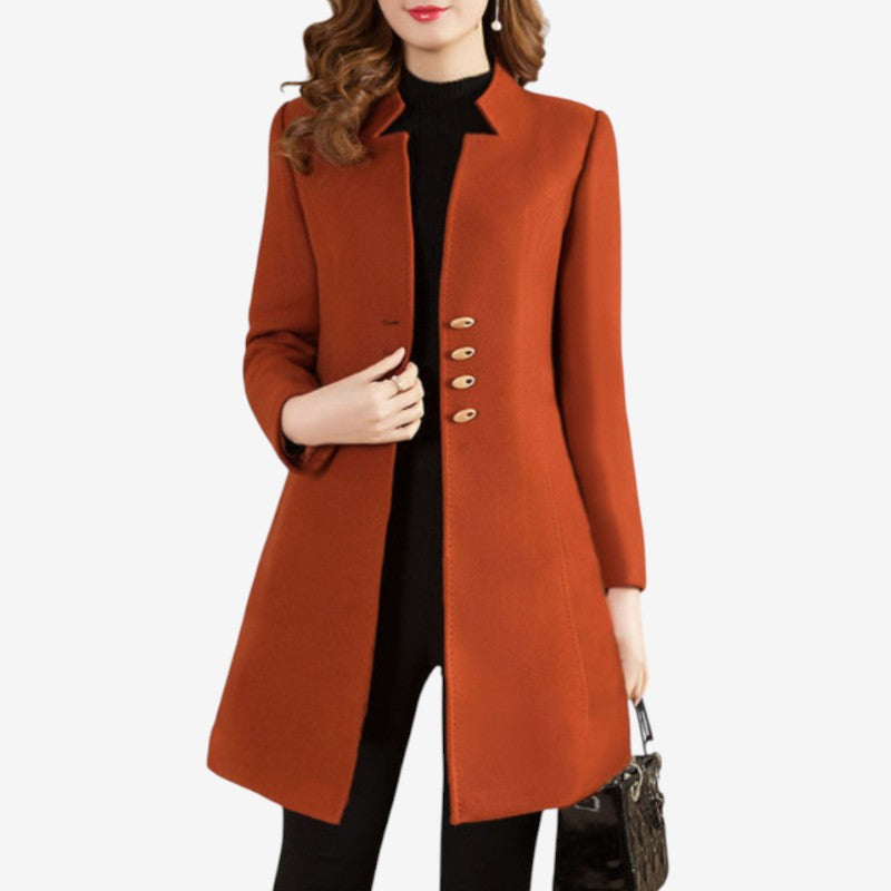 Parka Femme à Manches Longues avec Fermeture Éclair - LuxeStyle