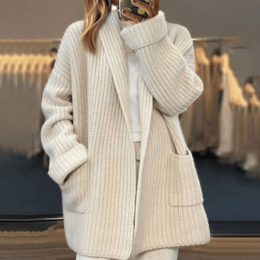 Cardigan Féminin Longues Manches Élégant pour Femme - LuxeStyle