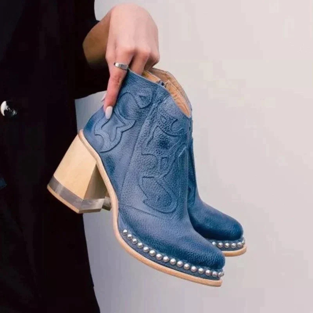Bottes Hauts Talons Élégantes Féminines
