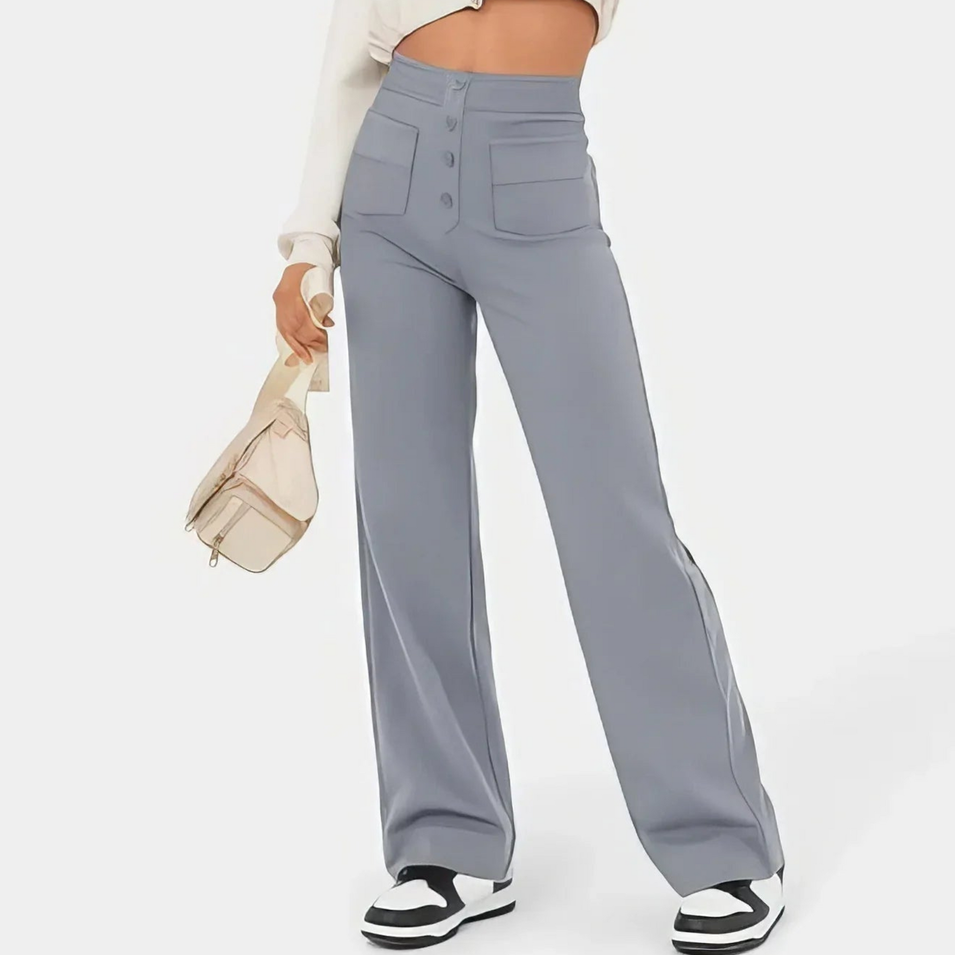 Pantalon Femme Élégant et Confortable Taille Élevée - luxestyle
