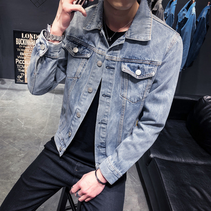 Veste Jean Classique Pour Homme - luxestyle