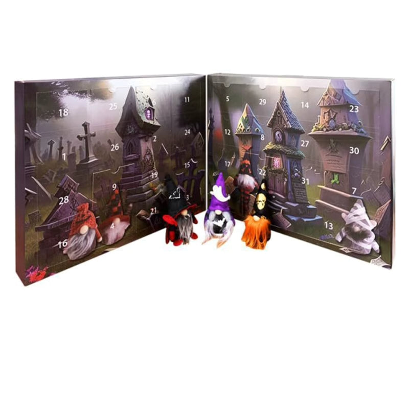 Calendrier d'Halloween Magique avec Cadeaux Inattendus Quotidiens - LuxeStyle