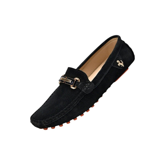 Chaussures Daim Douces à Lacets Bout Arrondi Élégant - LuxeStyle