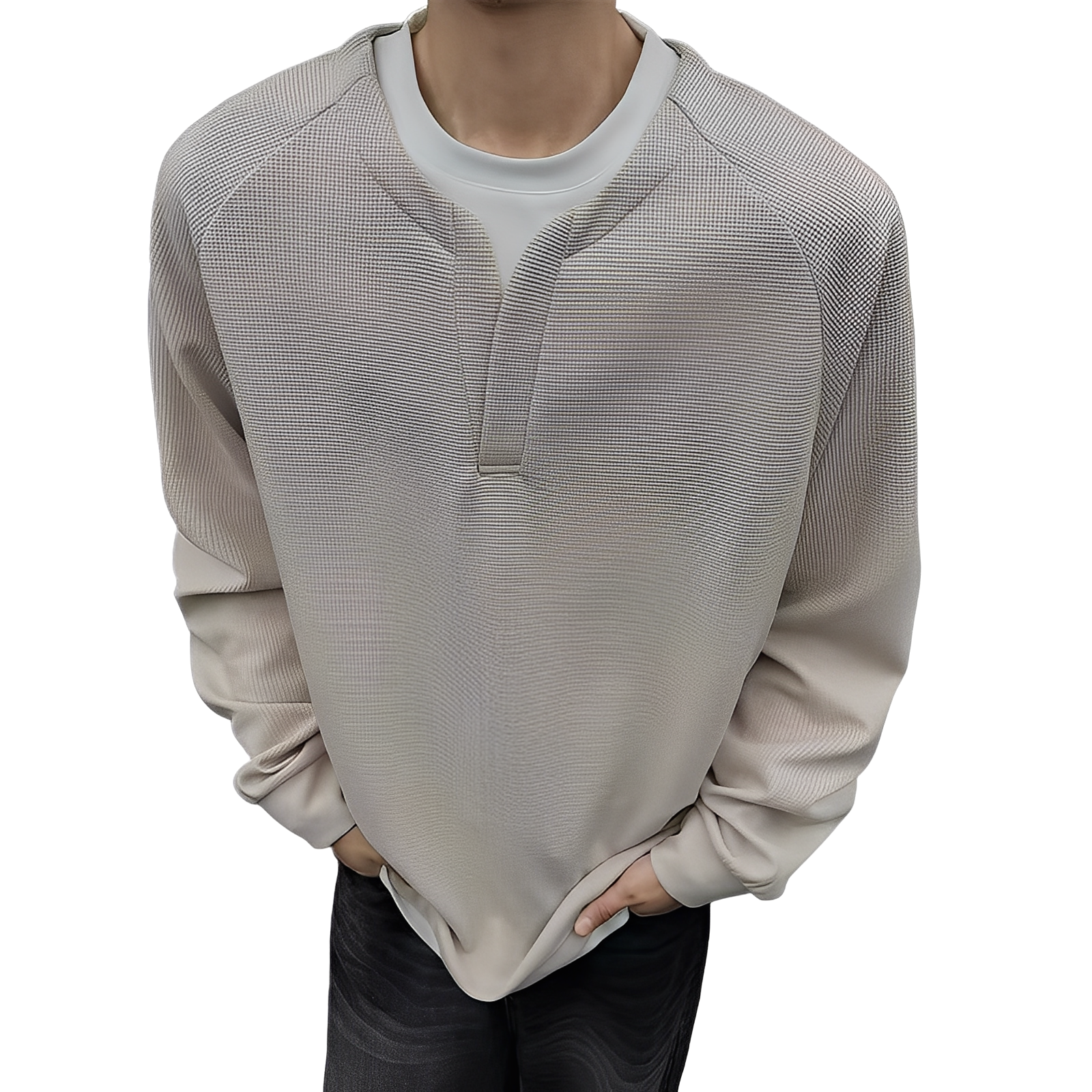 Pull Gaufré Chic Pour Homme - LuxeStyle