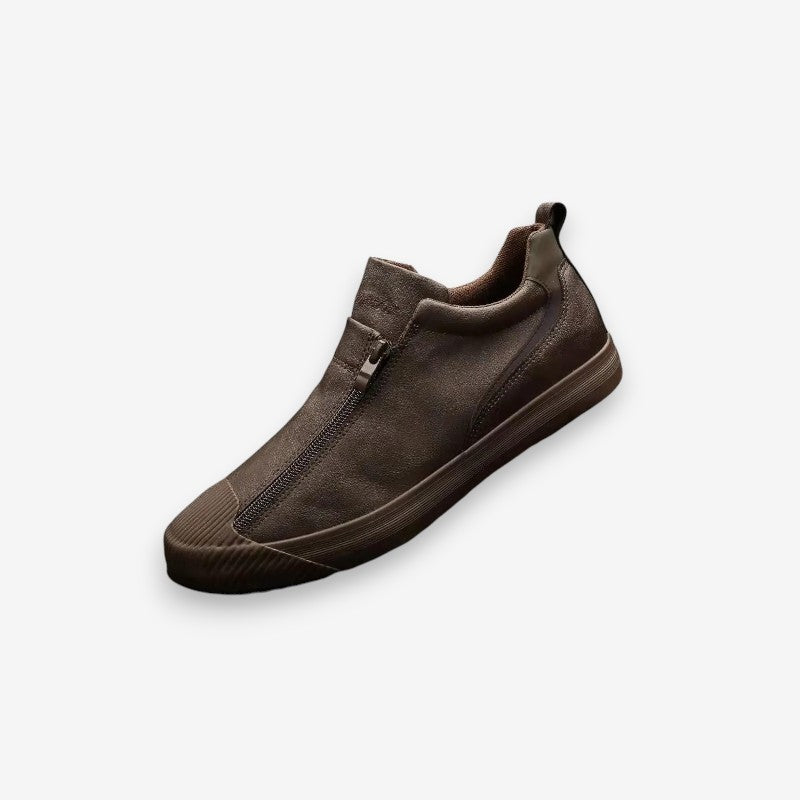 Chaussures Décontractées à Semelle Plate et Bout Arrondi