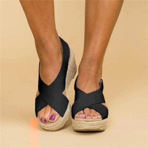 Sandales plates-formes confort femmes été - LuxeStyle