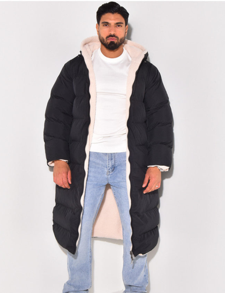 Parka Hiver Homme Noir Élégant - luxestyle