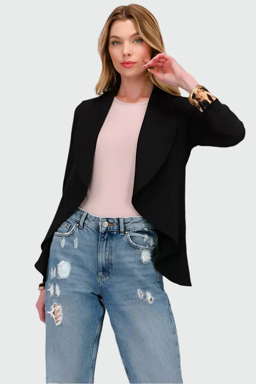 Blazer Animalier Chic pour Femme