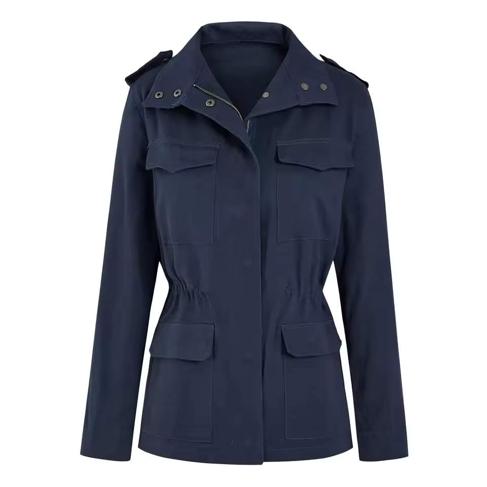 Veste Femme Élégante – Veste de Printemps Légère avec Capuche
