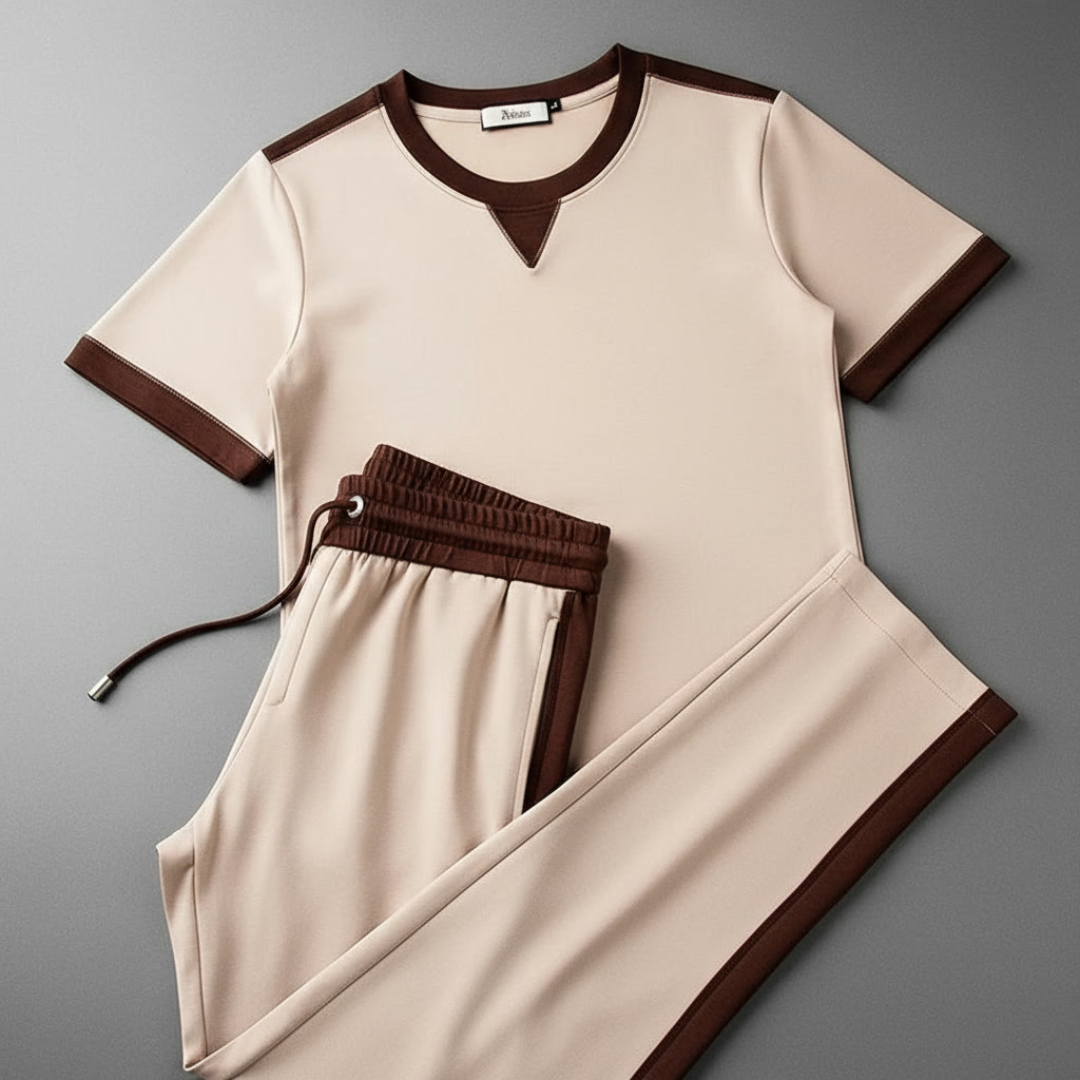 Costume Deux Pièces pour Homme en Tricot Élégant - LuxeStyle