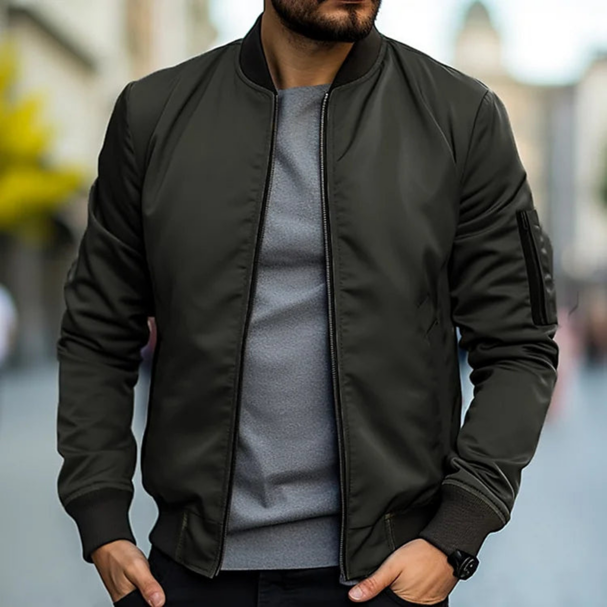 Veste Homme Streetwear Col Montant - luxestyle