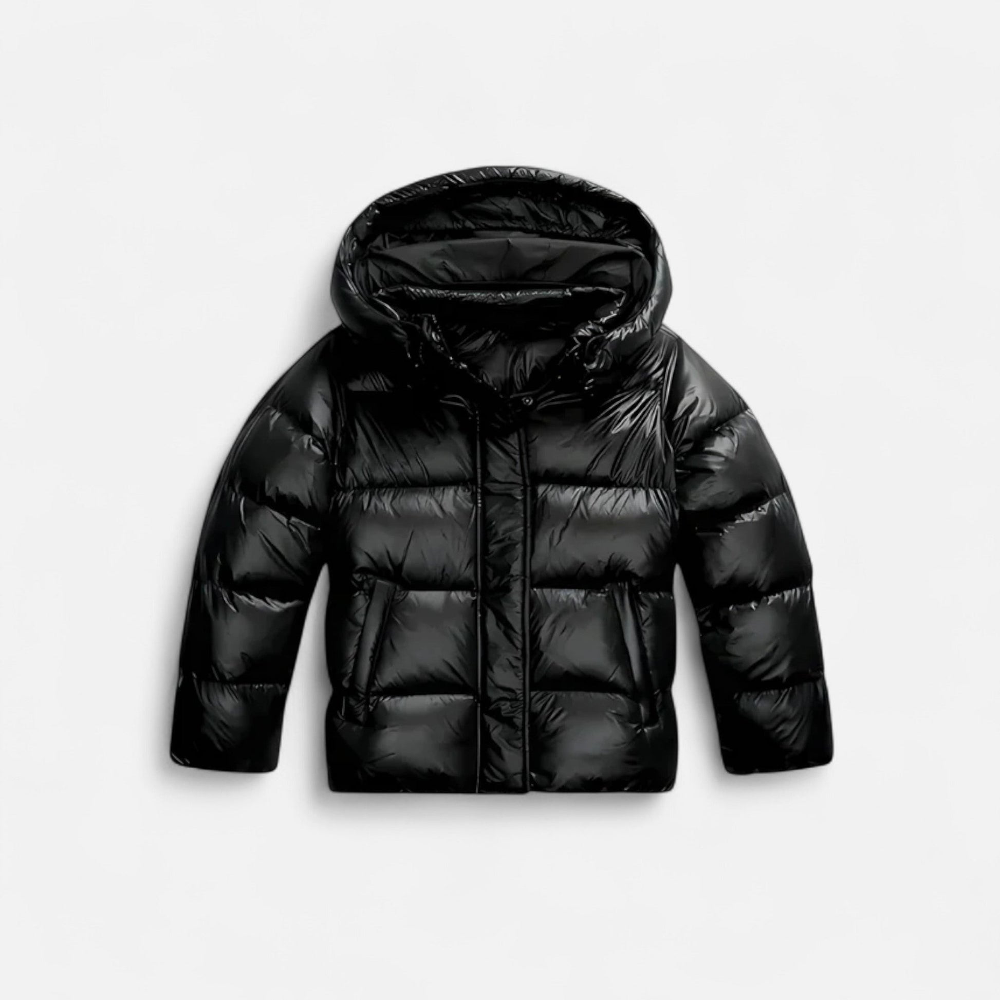 Parka noir homme sportive à capuche - LuxeStyle