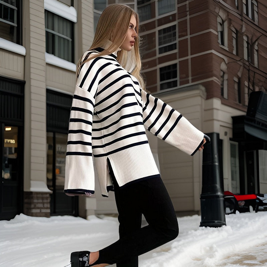 Pull Femmes Hiver Douillet Long Manches - luxestyle