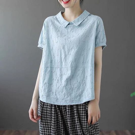 Débardeur Femme Manches Courtes Élégant - luxestyle