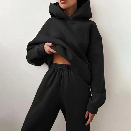 Sweat à Capuche Chic Femme Hiver Doux - LuxeStyle