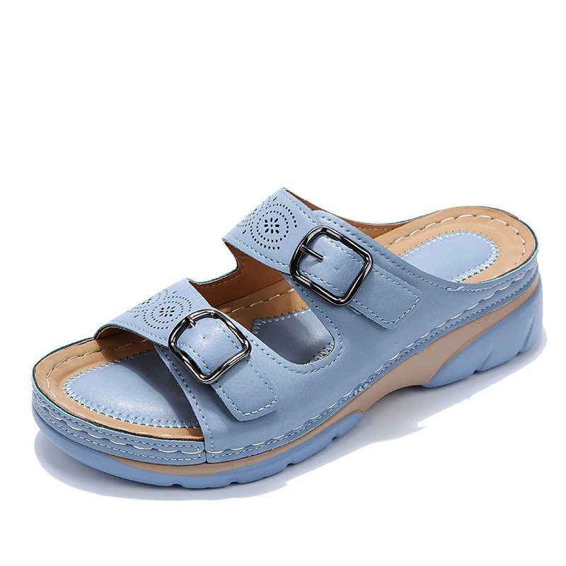 Sandales Femmes Confort - Bout Ouvert avec Sangles Réglables & Semelle Douce - LuxeStyle