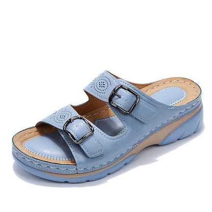 Sandales Femmes Confort - Bout Ouvert avec Sangles Réglables & Semelle Douce - LuxeStyle