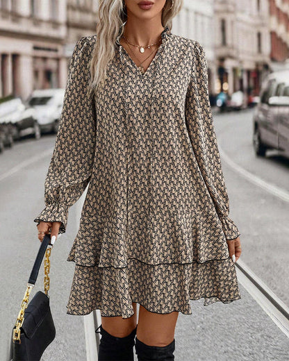 Robe Femme Chic – Robe Longue à Manches avec Style Classique - LuxeStyle
