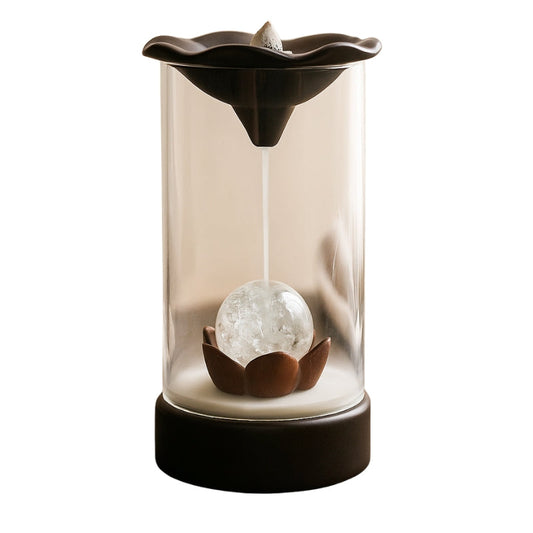 Brûleur d'Encens Élégant avec Effet Lumineux - LuxeStyle