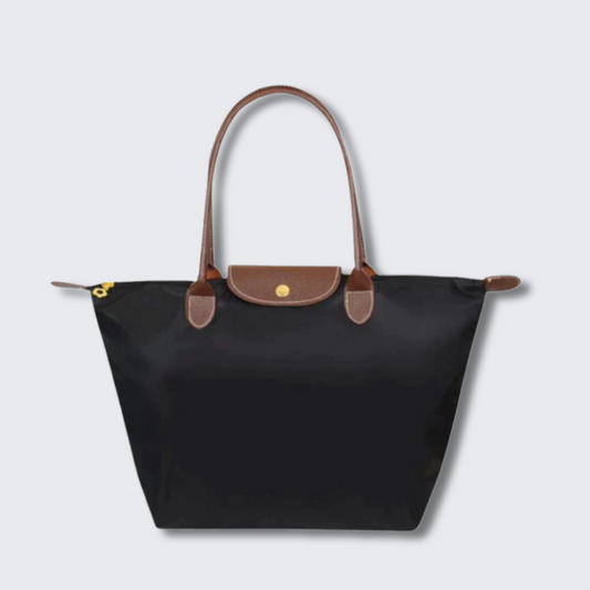 Sac à main femme élégant en cuir brun foncé - LuxeStyle