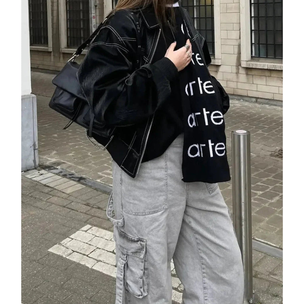 Veste femme style chic avec fermeture éclair