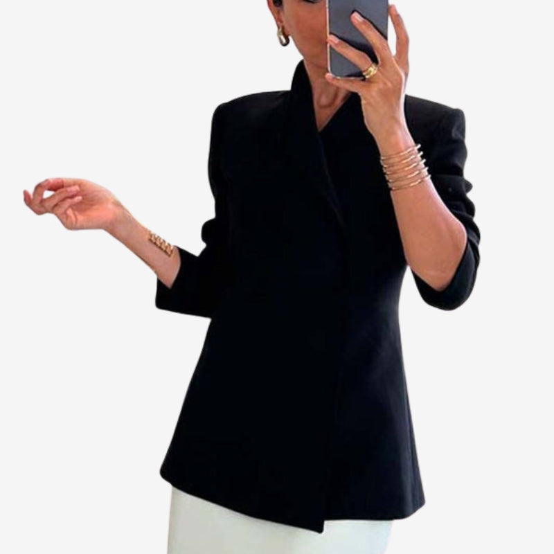 Veste Femme Élégante Manches Longues