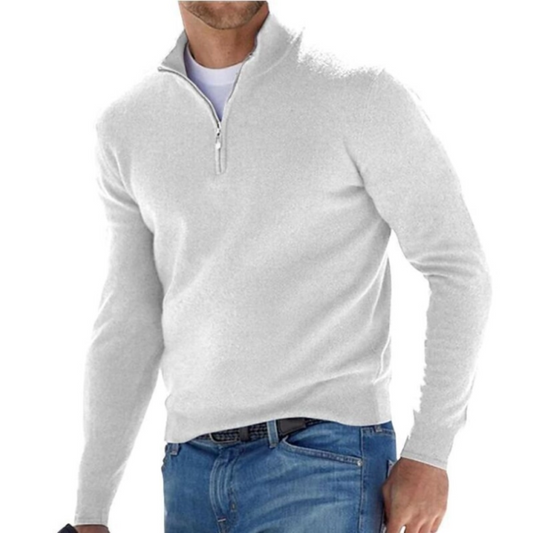 Pull Homme Hiver Élégant Zippé - luxestyle