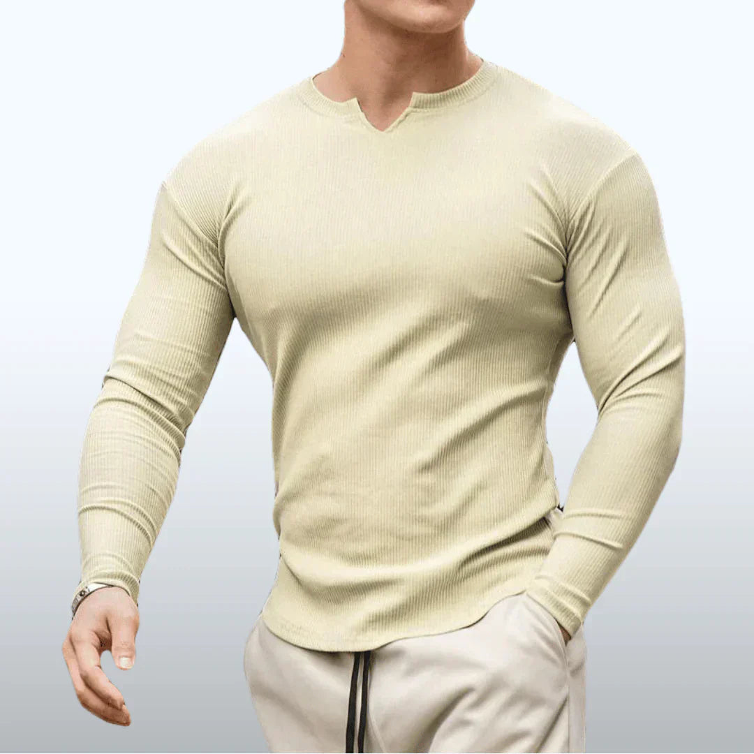 Chemise Homme Manches Longues Élégante Quotidienne