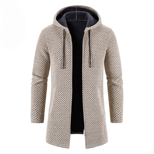 Cardigan Élégant à Capuche Détente - LuxeStyle