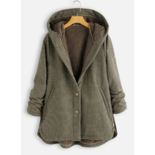 Veste Hiver Féminine – Manteau Élégant à Capuche avec Doublure Confortable - LuxeStyle